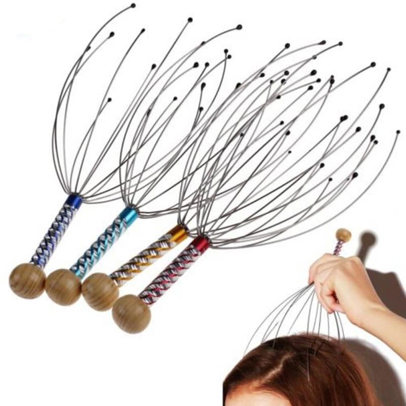 Body Head Massage Device Relaxation Octopus Scalp Massager Instrument Scratcher Relieves Tension Health Care