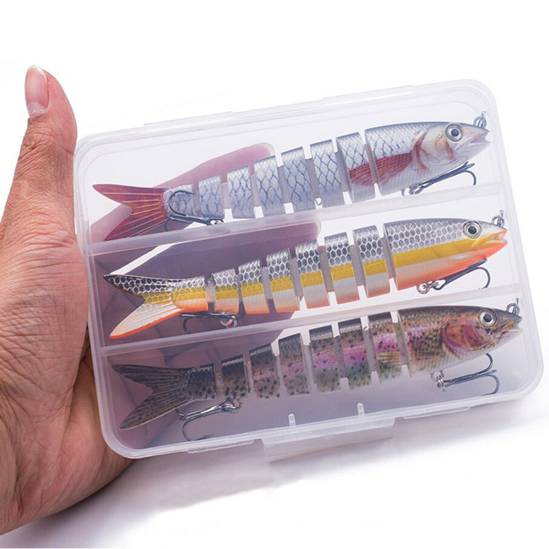 Multi Jointed Artificial Bait Slow Sinking Bionic Bait Ice Fishing Gear