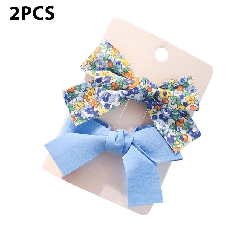 Clips Solid Color Floral Pattern Children Hairpins