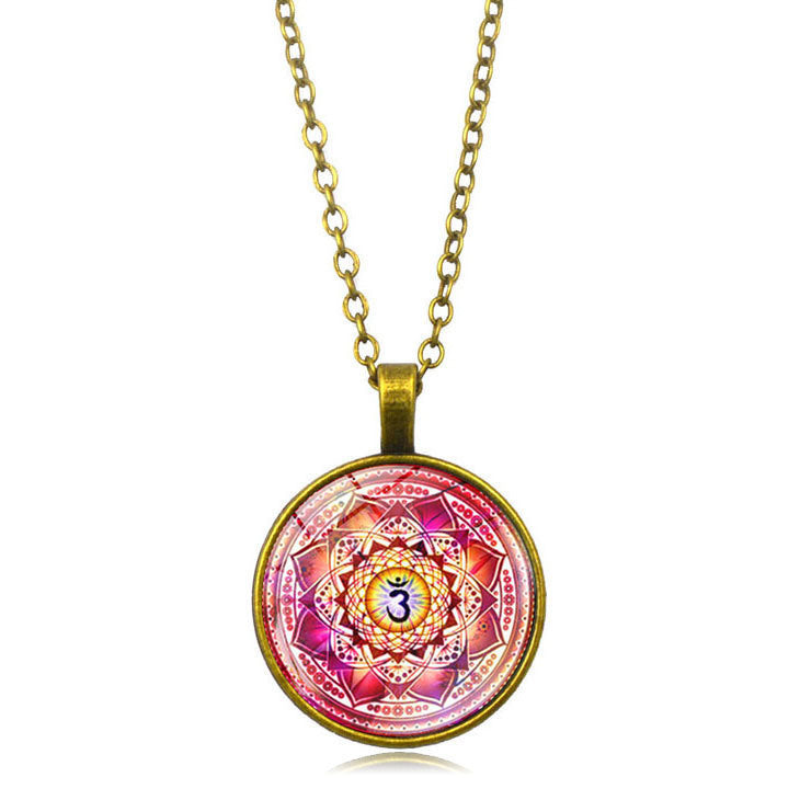 Accessories Yoga Mandala Time Gem Necklace