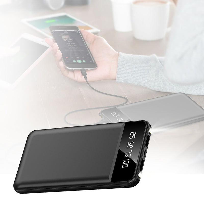 10000mAh Power Bank Portable Ultra Slim Charger