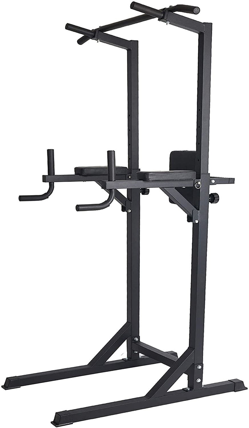 Power Tower Adjustable Multi-Function Strength Training Dip Stand Workout Station Fitness Equipment