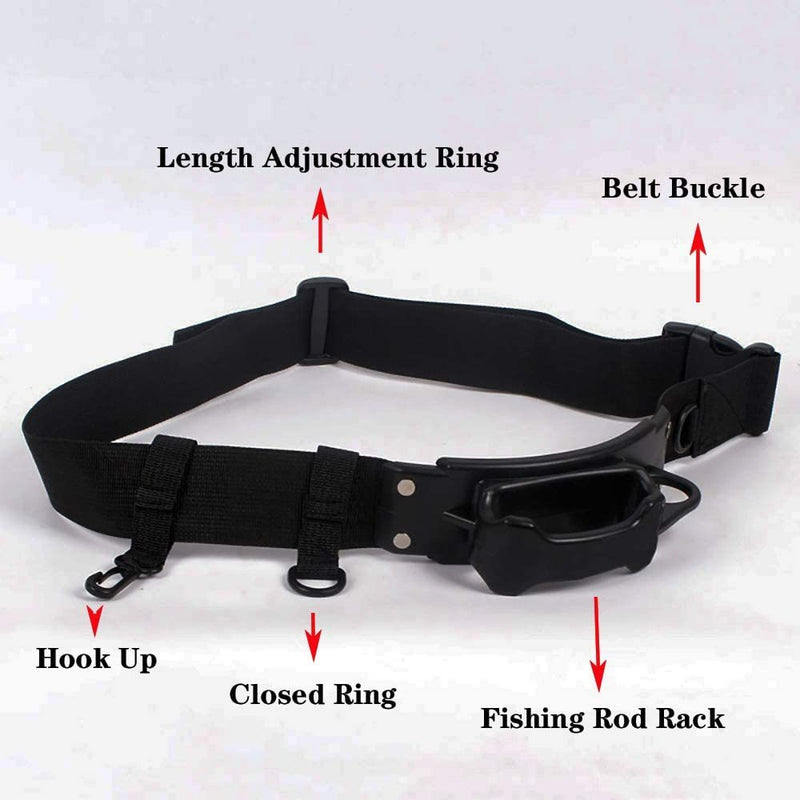 Hand Rod Holder Adjustable Belt Fishing Rod Holder