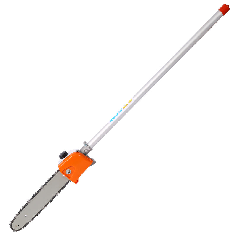 Garden Tool System with Gas Pole Saw Hedge Trimmer