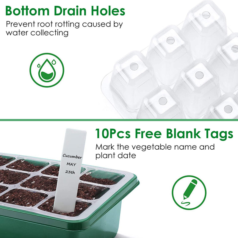 Propagator Station Greenhouse Growing Germination Tray