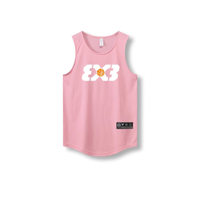 Outdoor Street Basketball Gym Sleeveless Letter Print Shirt