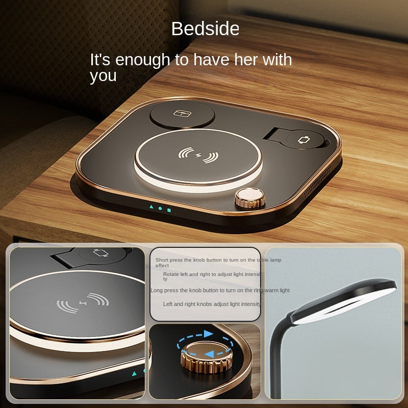 Four In One Magnetic Wireless Charger 15w Fast Charge Is Applicable To Multi-function Three In One Wireless Charge