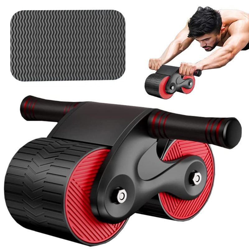 Rebound Abdominal Roller Wheel For Abdominal Exercise Fitness With Knee Mat