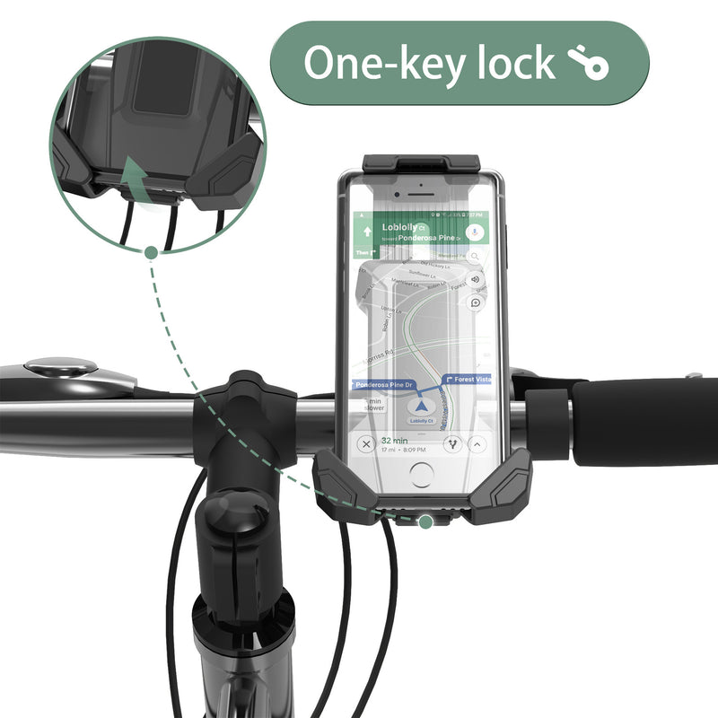 Bicycle Cell Phone Holder Clip-on Cycling Holder