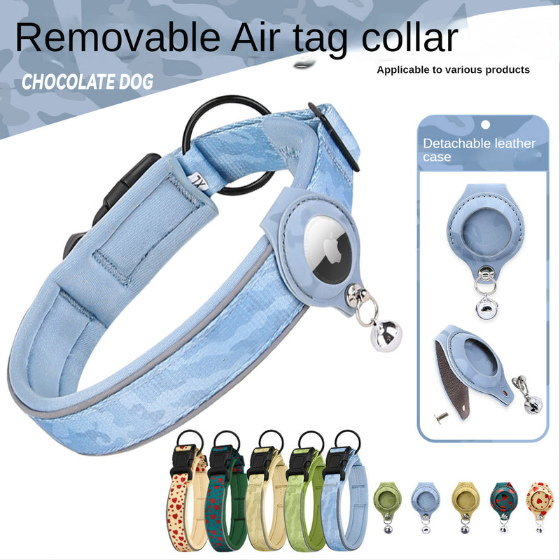 Pet Collar with AirTag Case Holder