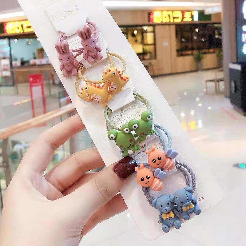 20Pcs/Set Cute Animals Flower Hair Bands