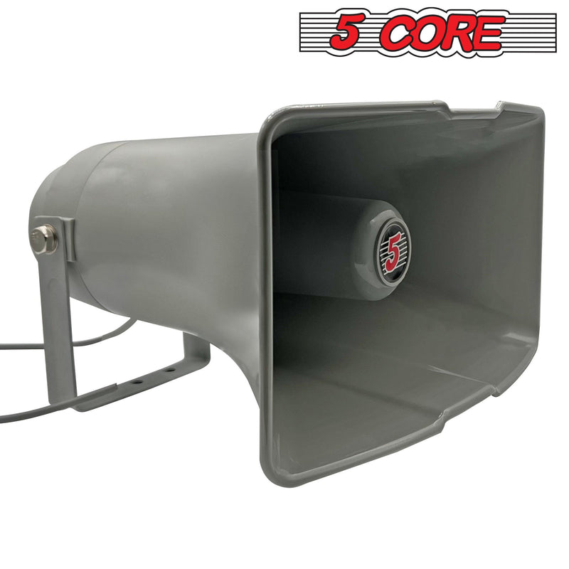 5 CORE Outdoor 6.5\" x 12.5\" PA Horn Rectangular Speaker