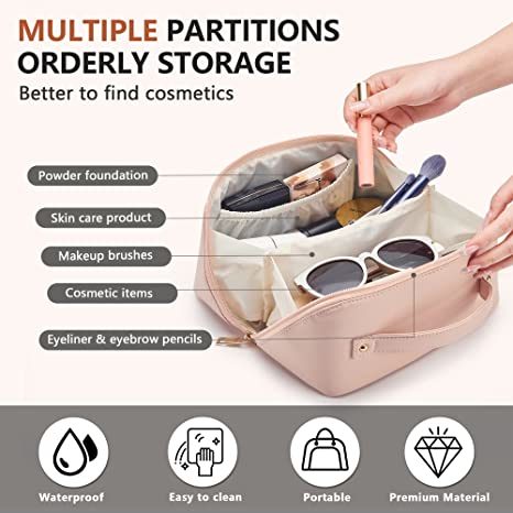 Large Capacity Travel Cosmetic Bag