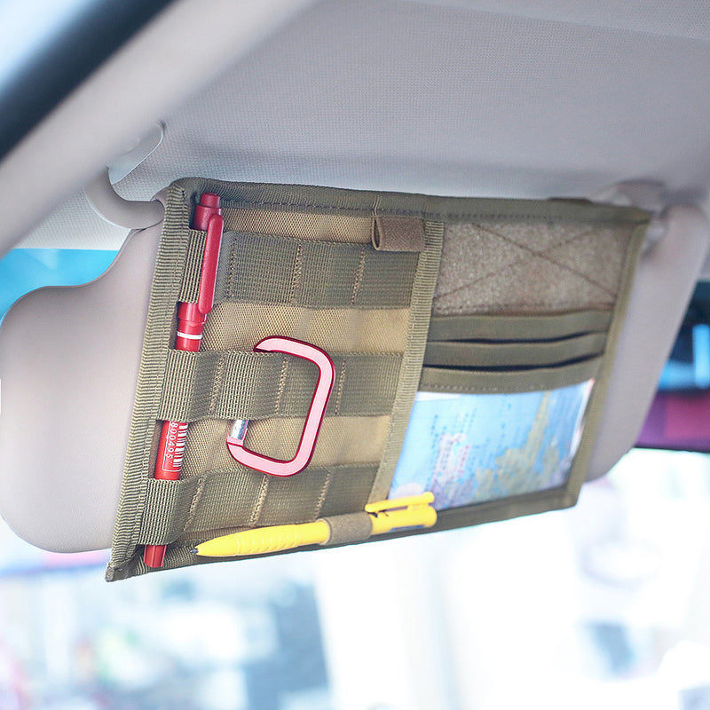 Car Organizer Sun Visor Holder Pouch Sunshade Receiving  Storage Bag