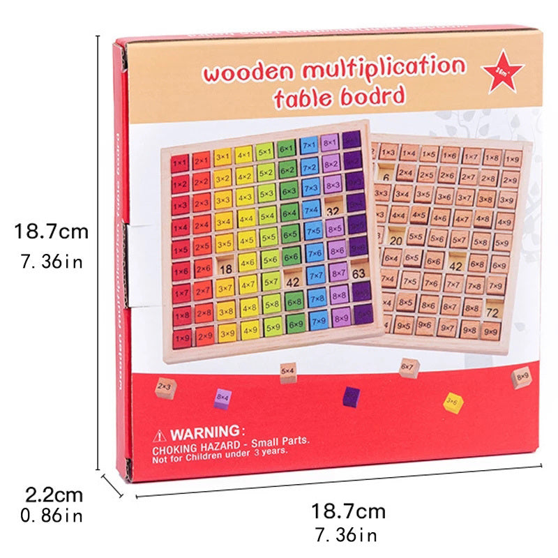 Montessori Educational Wooden Math Toys For Kids Children Baby