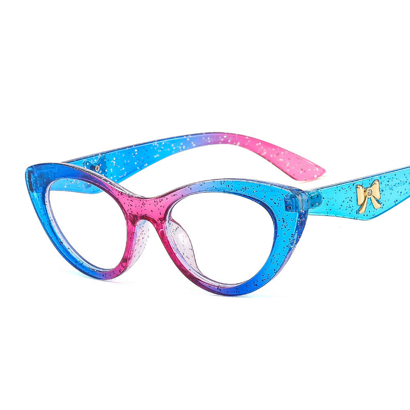 Cat Eye Rrainbow Color Frame Sun Glasses