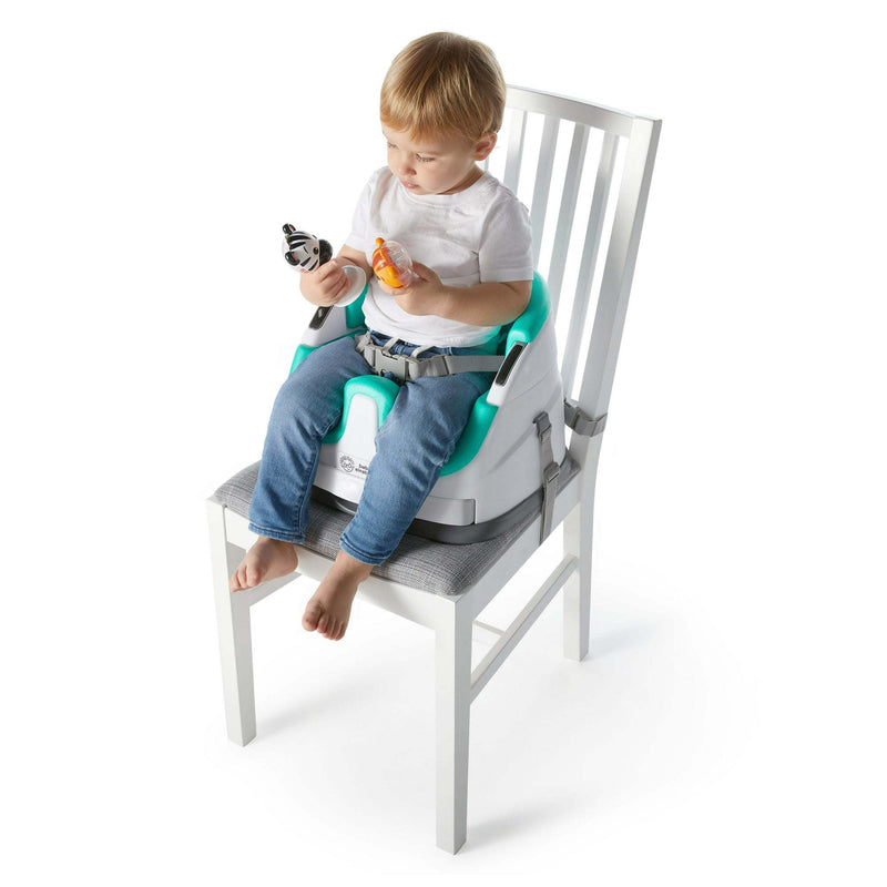 Dine & Discover Multi-Use Booster Feeding & Floor Activity Seat with Self-Storing Tray