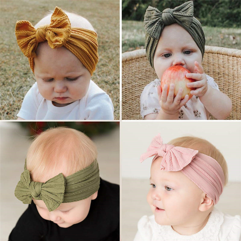 Twist Cable Soft Knot Turban Kids Headwear Headbands