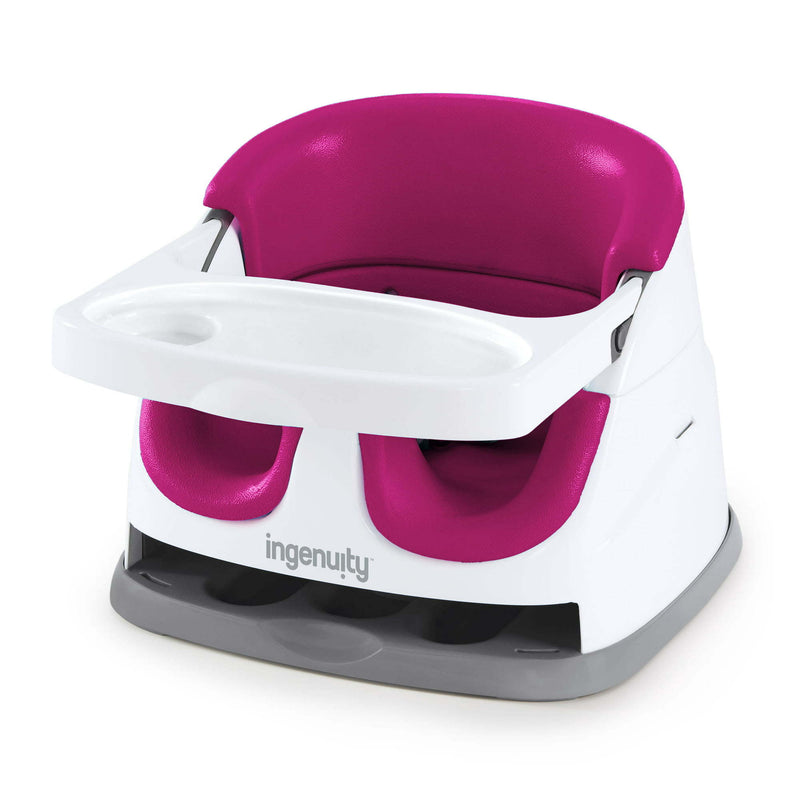 Booster Feeding High Chair and Floor Seat with Self-Storing Tray