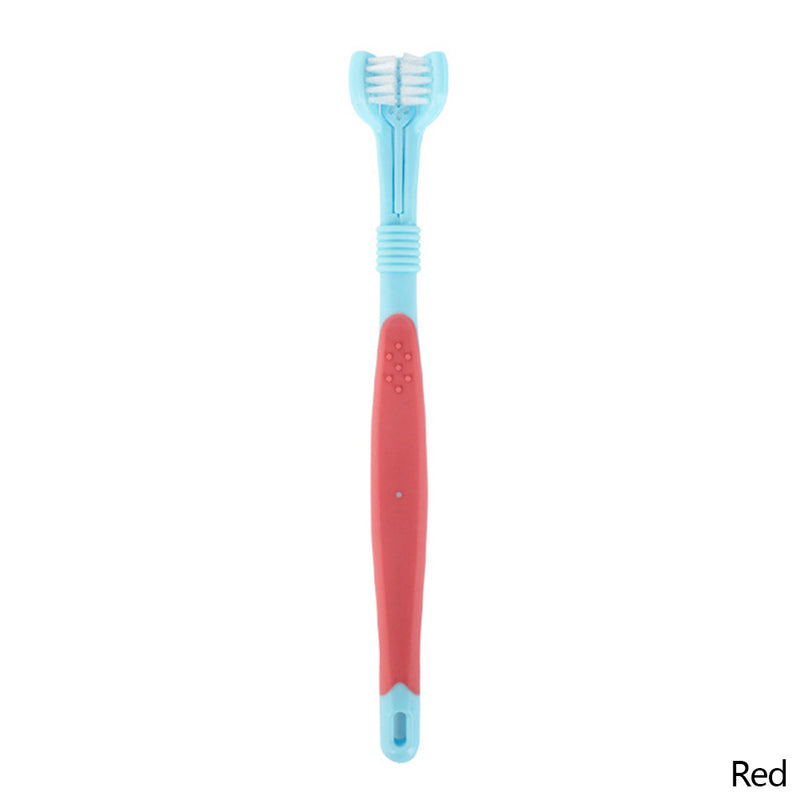 Toothbrush Three-Head Multi-angle Toothbrush Cleaning Brush