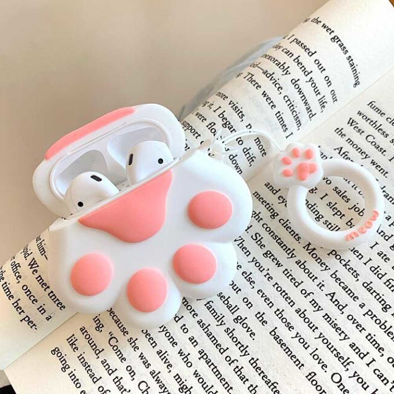 Cartoon Silicone Cat Claw Wireless Earbuds