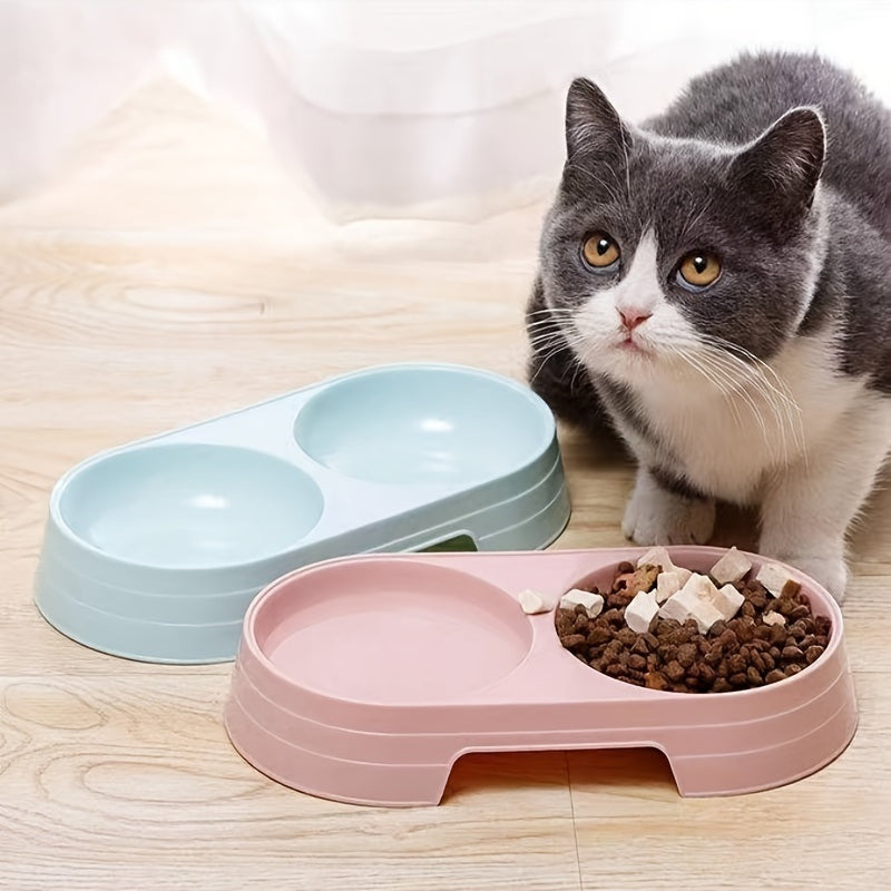 Pet Double Food And Water Pet Feeding Bowl