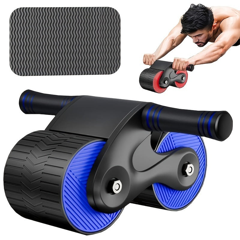 Rebound Abdominal Roller Wheel For Abdominal Exercise Fitness With Knee Mat