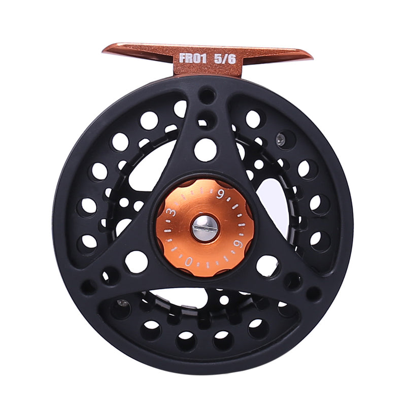 Kylebooker Fly Fishing Reel Large Arbor with Aluminum Body Fly Reel