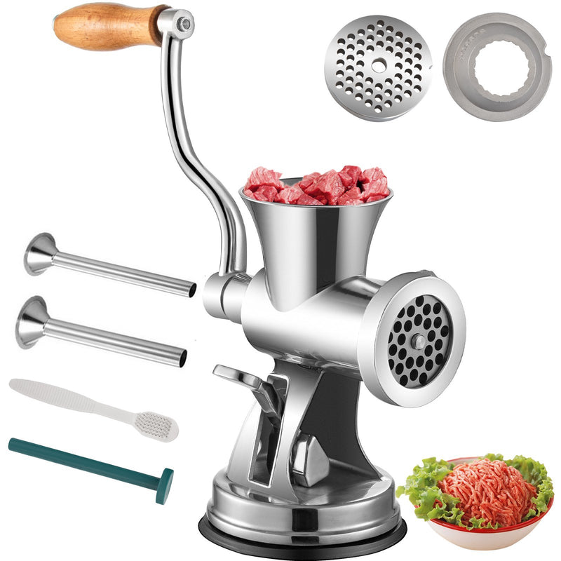 Stainless Steel Hand Operated Meat Grinder