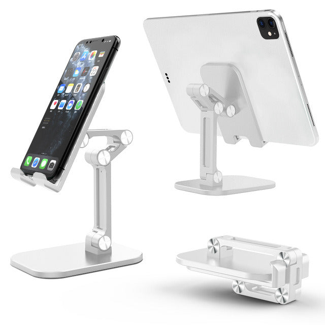 Three Sections Foldable Desk Mobile Phone Holder