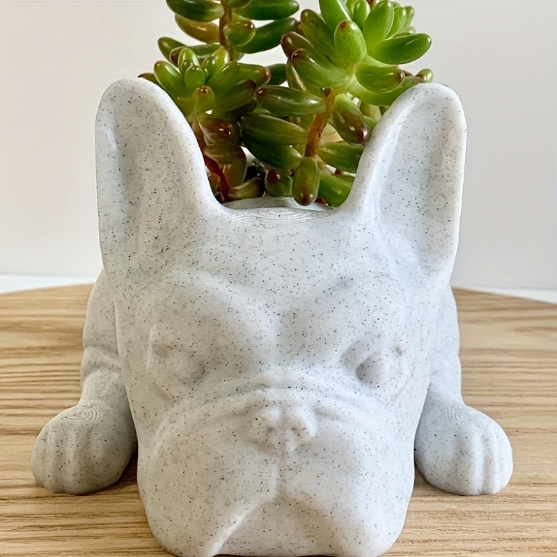 French Bulldog Shape Cute Bonsai Flower Pots