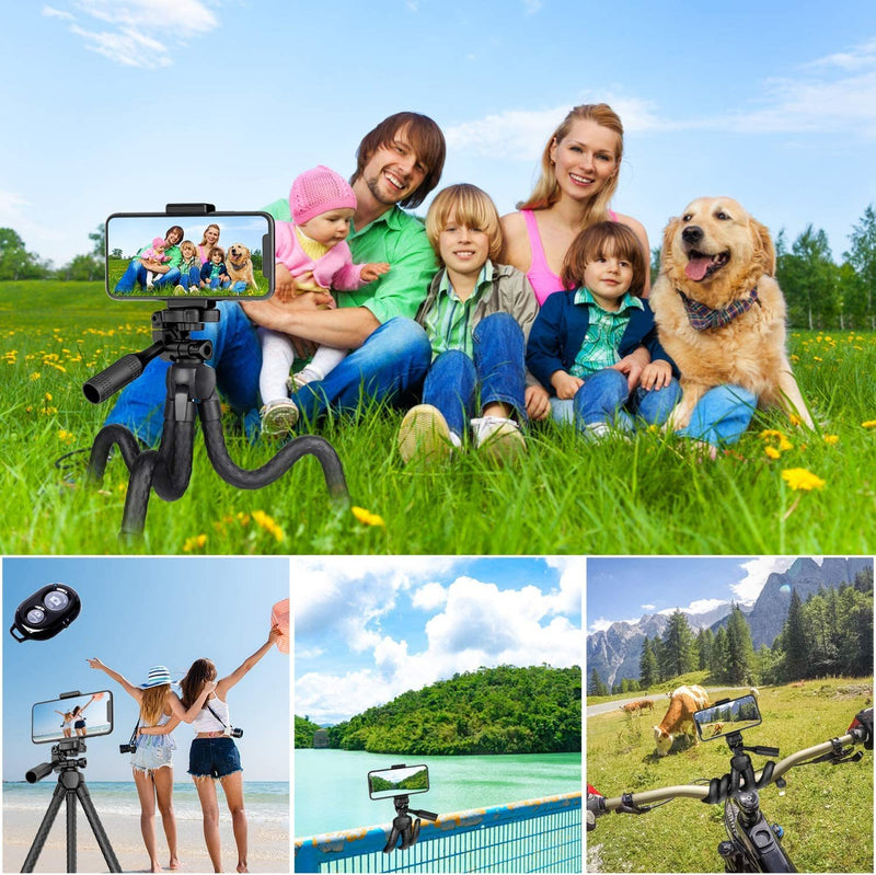 Portable And Adjustable Flexible Phone Tripods Camera Stand Holder