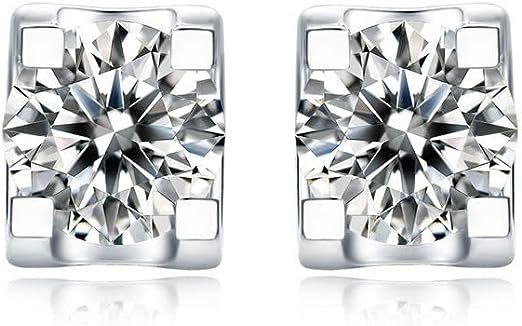 925 Silver Earrings for Women Stud Moissanite Diamond