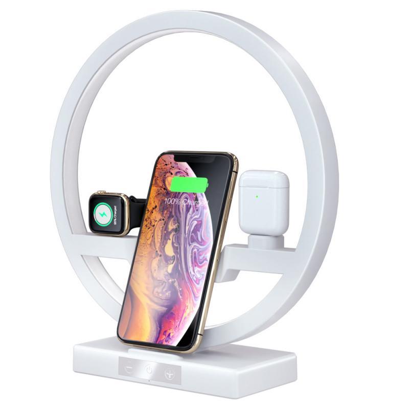 Wireless Charger Applicable For Mobile Phone Watch Headset Table Lamp Charging Bracket Hotselling