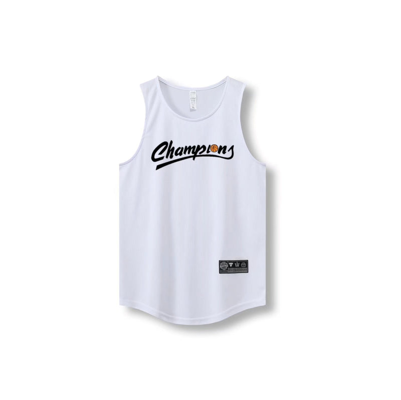 Outdoor Street Basketball Gym Sleeveless Letter Print Shirt