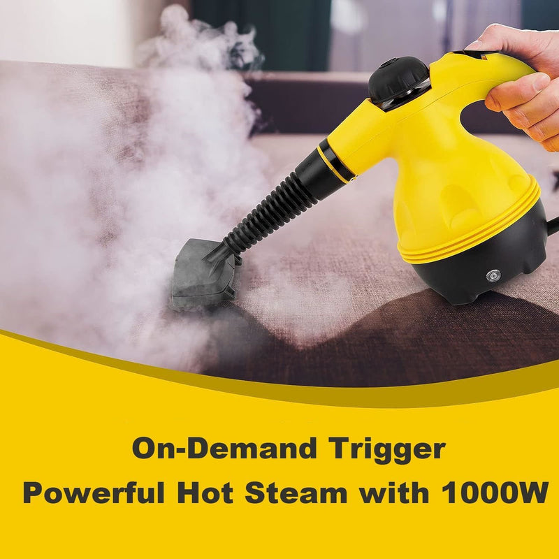 Handheld Steam Cleaner  Home Use Steamer Cleaning