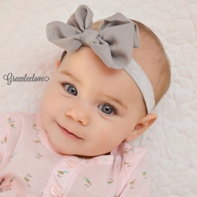 2 Pieces Baby Headband for Child Bowknot Headwear