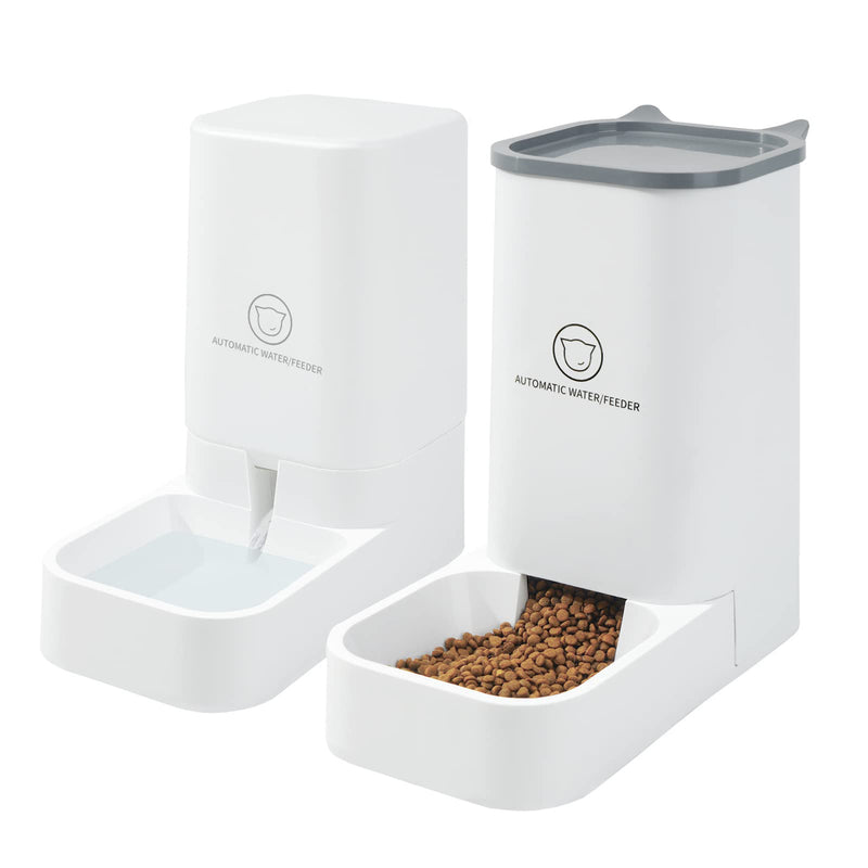 Automatic Pet Feeder and Waterer Set