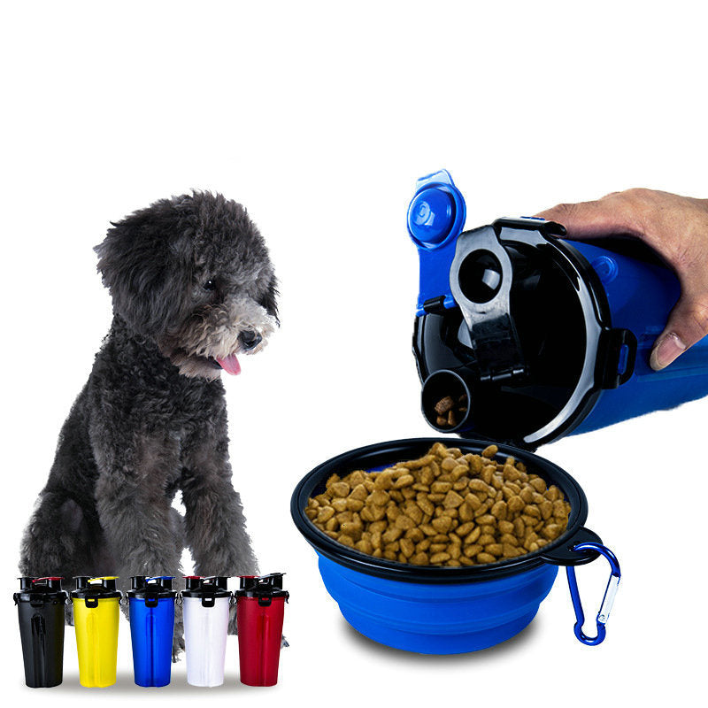 Feeding Dogs Out Portable Dog Cups Silicone Collapsible Water Bowl