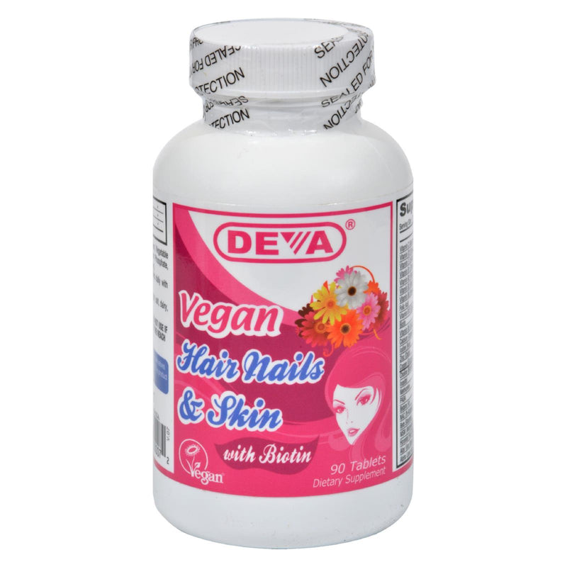 Deva Vegan Vitamins Hair Nails And Skin