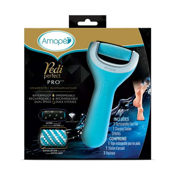 Perfect Pro Rechargeable Foot File Dual Speed with Diamond Crystals