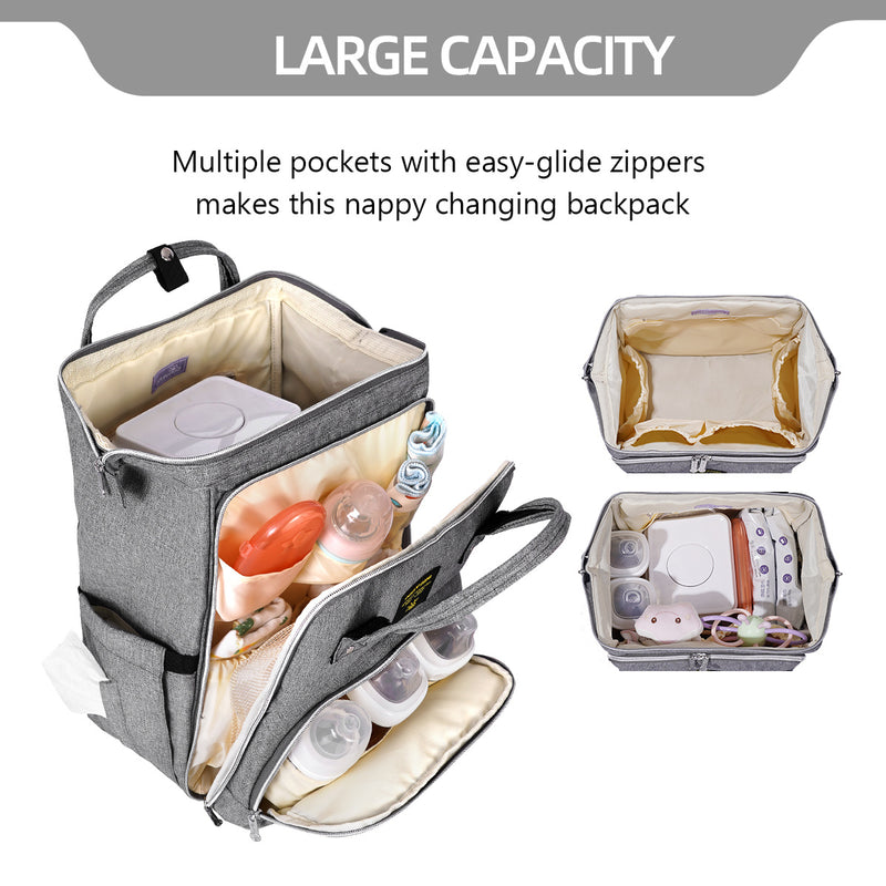 Stylish Upgrade Diaper Multifunction Travel Backpack