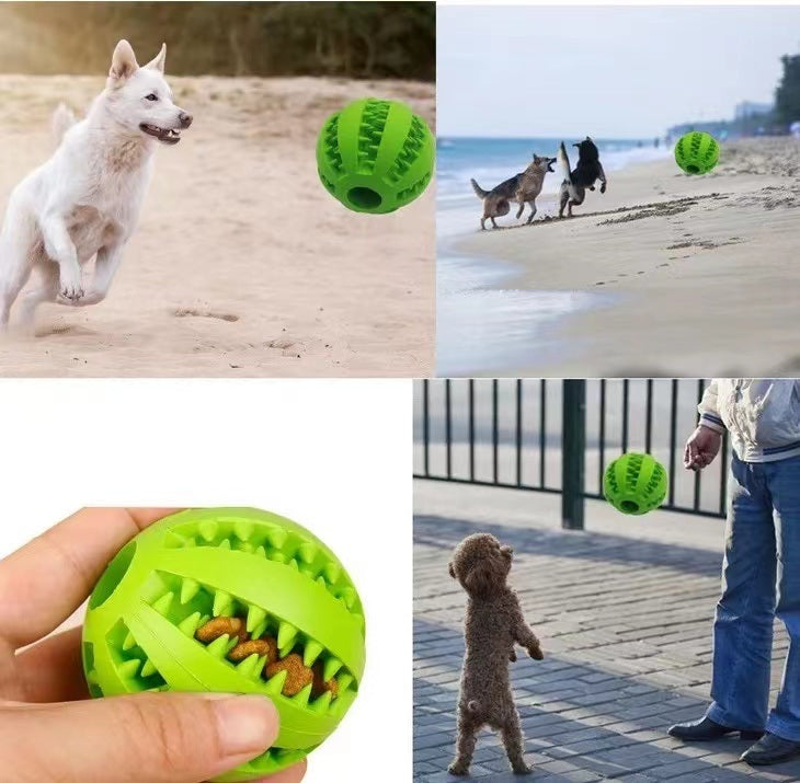 Pet Dog Toy Interactive Rubber Balls