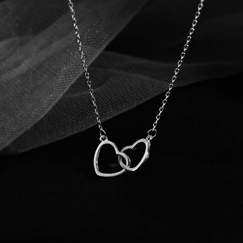 Heart-shaped Necklace Women Korean Version Clavicle Chain Wild Valentine's Day Gift